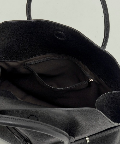 CITY TOKYO ハンドバッグ Leather Belted Handbag/レザーハンドバッグ