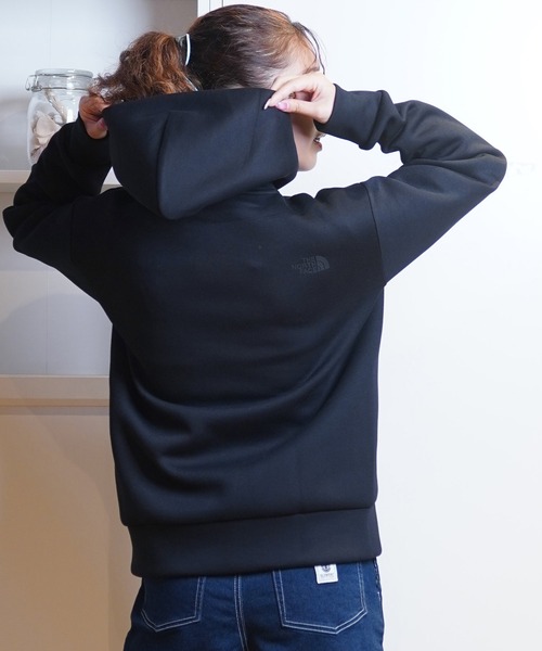 「THE NORTH FACE」 ジップアップパーカー X-LARGE ミックスグレー レディース_画像8