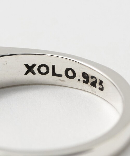 指輪 リング 「XOLO」シグネット リング THIN メンズの画像