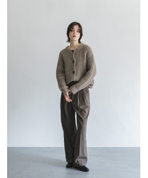 「enchainement」 パンツ 2 ブラウン レディース_画像2