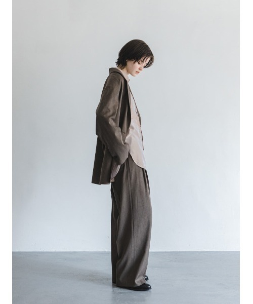 「enchainement」 パンツ 2 ブラウン レディース_画像4