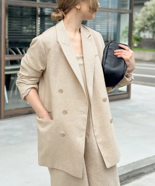 select MOCA by son」 テーラードジャケット MEDIUM ブラウン