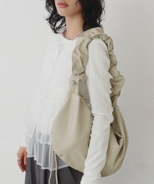 「Aunt Marie's」 ショルダーバッグ FREE ブラック レディース_画像2