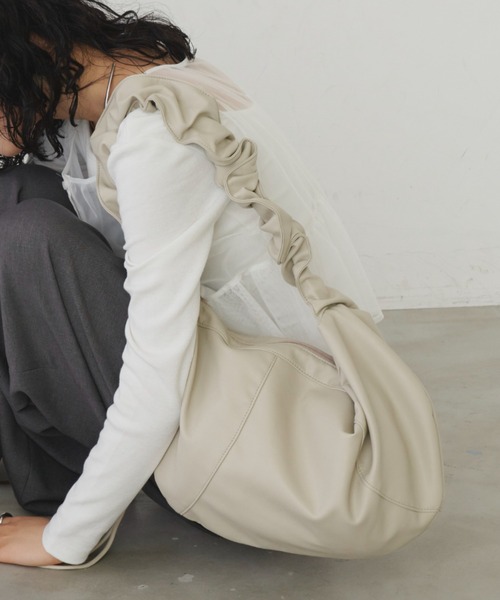 「Aunt Marie's」 ショルダーバッグ FREE ブラック レディース_画像3