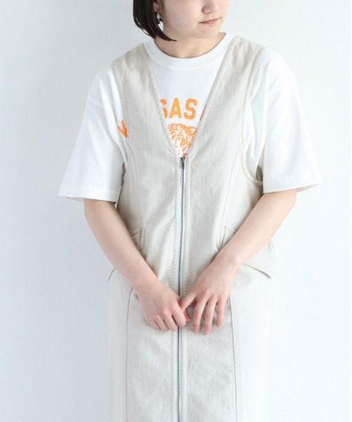 「cepo」 ベスト M グレー レディース_画像8