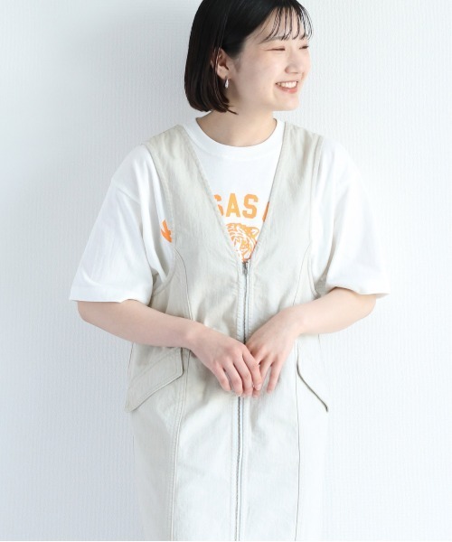 「cepo」 ベスト M グレー レディース_画像9