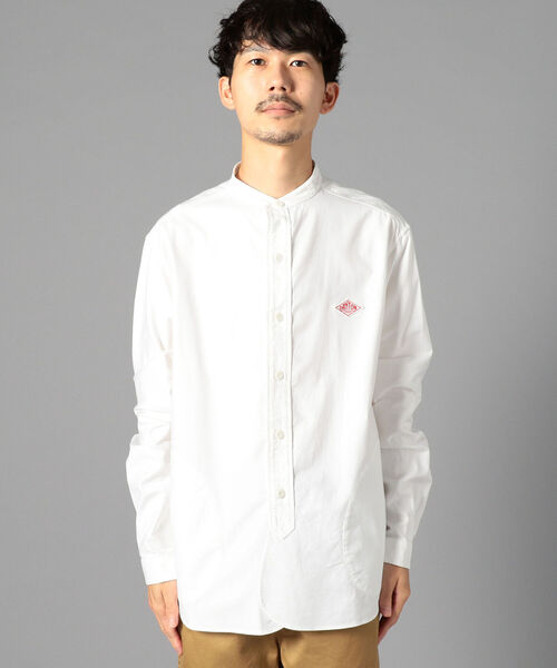 Danton（ダントン） 長袖シャツ 44 ホワイト メンズ : ZOZOTOWN Yahoo