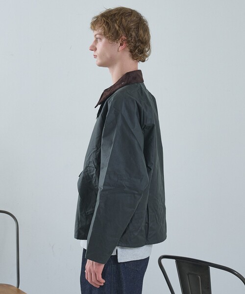 ブルゾン アウター 「Barbour / バブアー」OS TRANSPORT / トランスポート ワックス ブルゾン メンズ レディースの画像