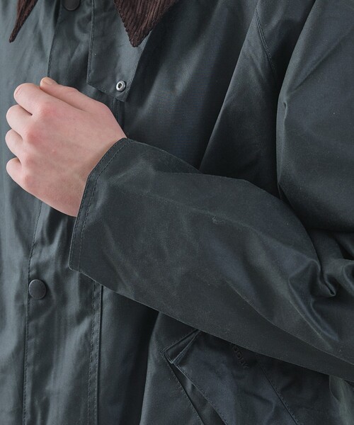 ブルゾン アウター 「Barbour / バブアー」OS TRANSPORT / トランスポート ワックス ブルゾン メンズ レディースの画像