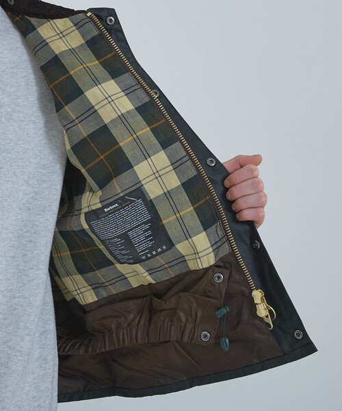 ブルゾン アウター 「Barbour / バブアー」OS TRANSPORT / トランスポート ワックス ブルゾン メンズ レディースの画像