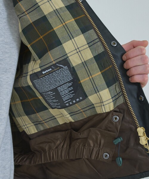 ブルゾン アウター 「Barbour / バブアー」OS TRANSPORT / トランスポート ワックス ブルゾン メンズ レディースの画像