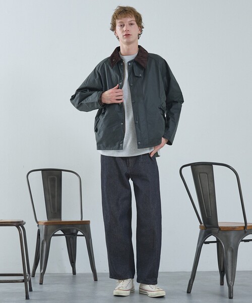 ブルゾン アウター 「Barbour / バブアー」OS TRANSPORT / トランスポート ワックス ブルゾン メンズ レディースの画像