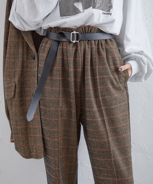 「WHIMSIC」 イージーパンツ FREE ブラウン メンズ_画像4