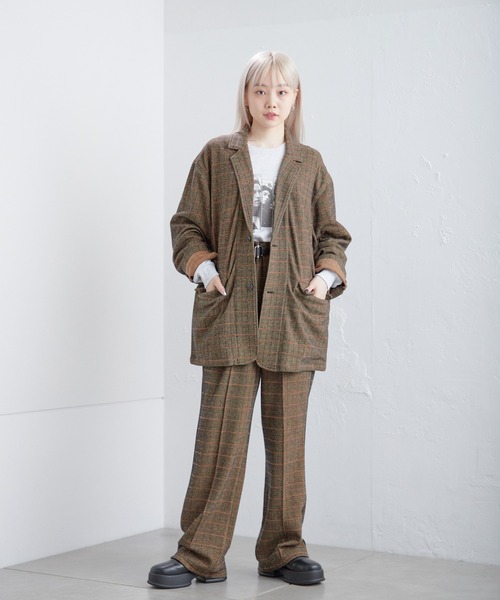 「WHIMSIC」 イージーパンツ FREE ブラウン メンズ_画像7