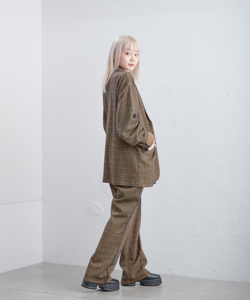 「WHIMSIC」 イージーパンツ FREE ブラウン メンズ_画像8