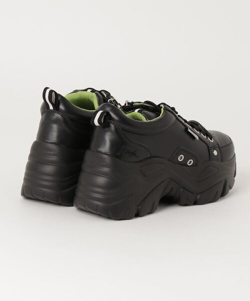 「YOSUKE」 ローカットスニーカー LL ブラック レディース_画像2