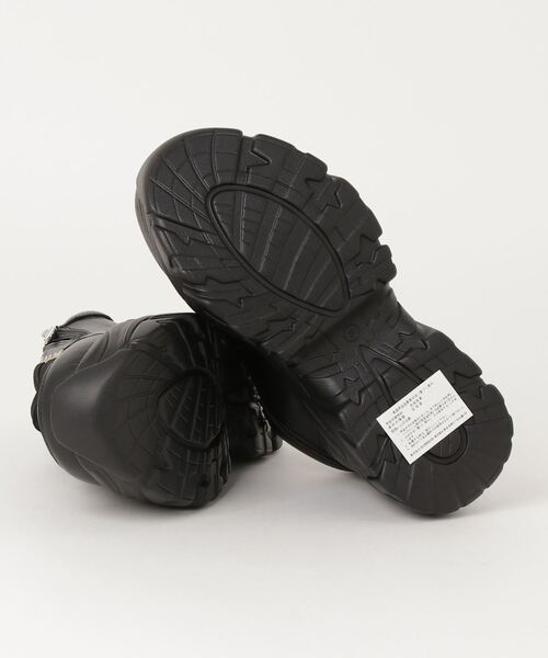 「YOSUKE」 ローカットスニーカー LL ブラック レディース_画像3