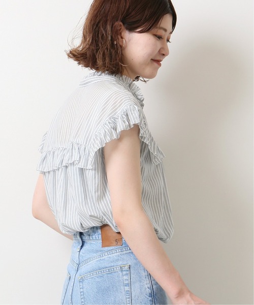 「Spick & Span」 ノースリーブブラウス FREE グレー レディース_画像3