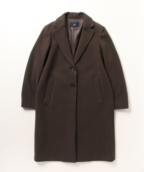 「SHIPS Colors」 チェスターコート SMALL ブラウン レディース_画像2