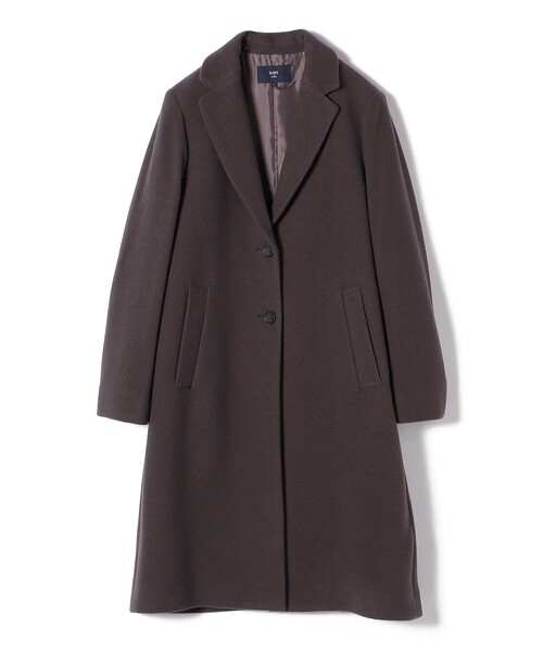 「SHIPS Colors」 チェスターコート SMALL ブラウン レディース_画像6