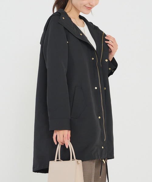 「INCEDE」 マウンテンパーカー L ブラック レディース_画像7