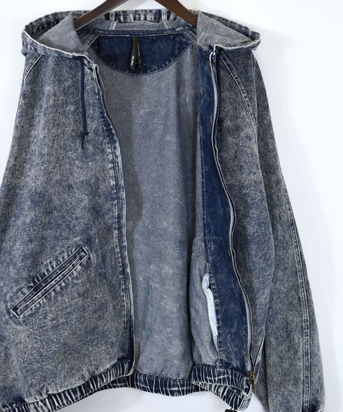 「Starting Over」 ブルゾン X-LARGE ケミカルウォッシュ メンズ_画像4