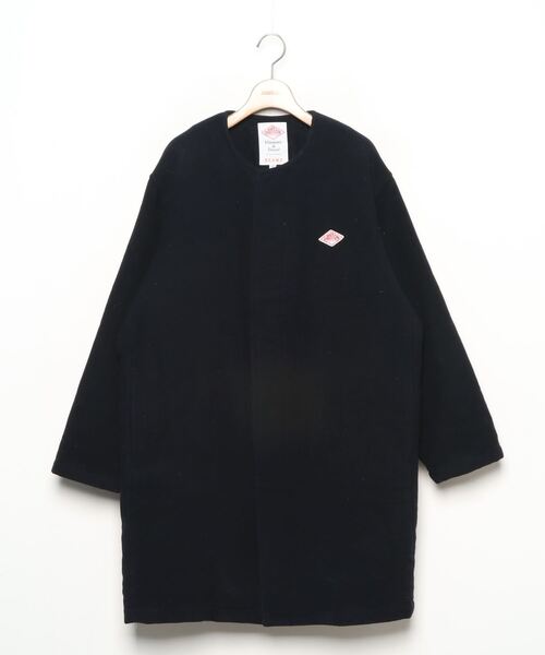 極美品 DANTON BEAMS別注 ダウンコート 2way 黒 38 Ray BEAMS（レイ ビームス） ダウンコート「DANTONコラボ」 38