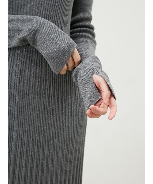 「Mila Owen」 ニットワンピース 0 レッド レディース_画像9