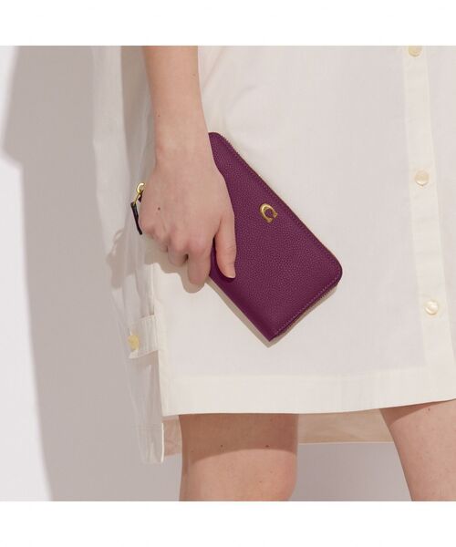 COACH（コーチ） 財布 ONE パープル系その他 レディース : ZOZOTOWN