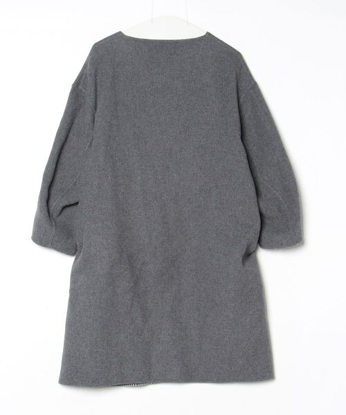 「OMNES Supremo」 ノーカラーコート FREE ブラック レディース_画像4