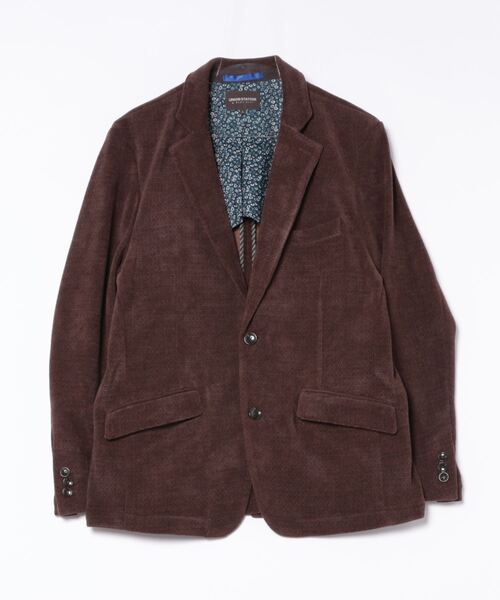 「UNION STATION」 テーラードジャケット L ブラウン メンズ_画像2