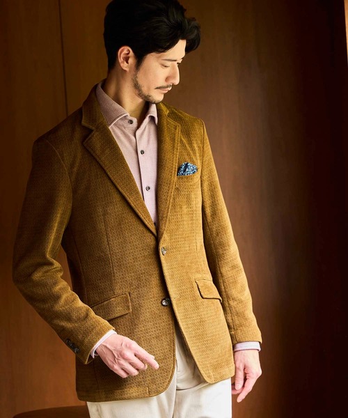 「UNION STATION」 テーラードジャケット L ブラウン メンズ_画像6