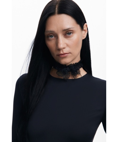 「Desigual」 長袖ワンピース X-LARGE ブラック レディース_画像4