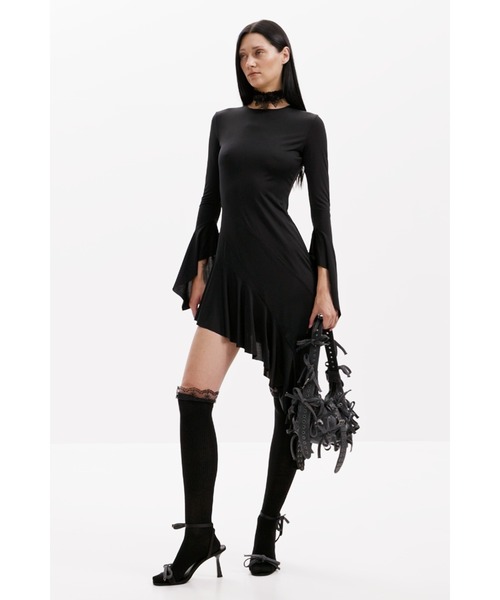 「Desigual」 長袖ワンピース X-LARGE ブラック レディース_画像7