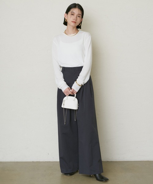 「LOUNGEDRESS」 長袖カットソー FREE ピンク レディース_画像7