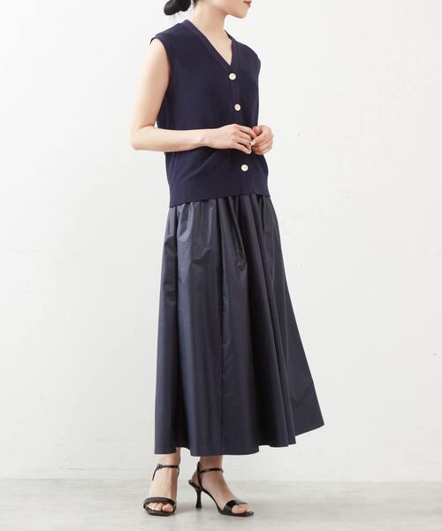 「Liesse」 フレアスカート FREE ネイビー レディース_画像3