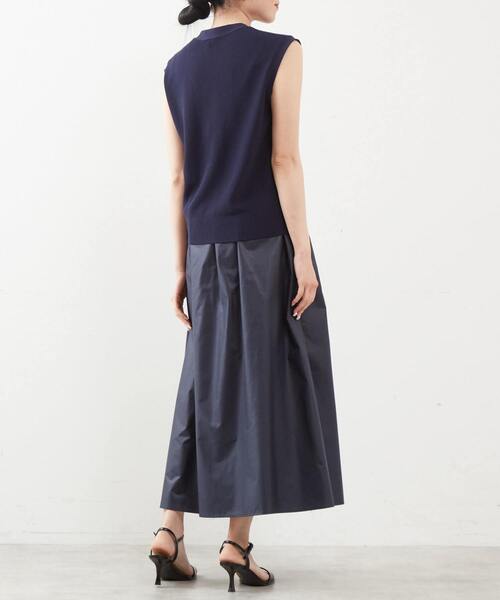 「Liesse」 フレアスカート FREE ネイビー レディース_画像4