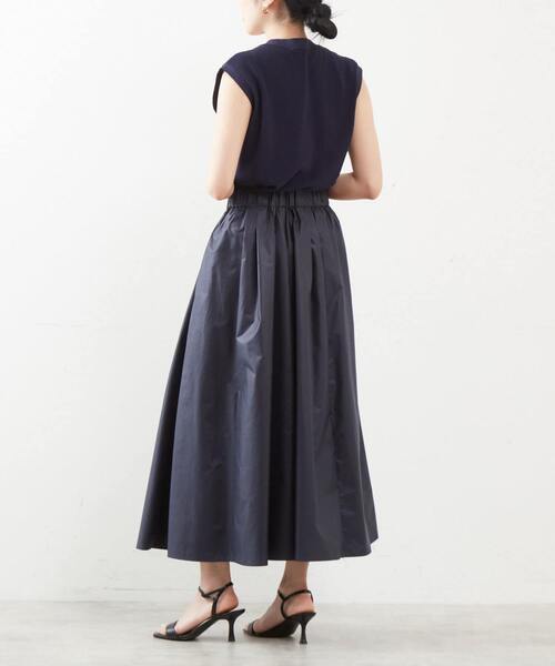 「Liesse」 フレアスカート FREE ネイビー レディース_画像5