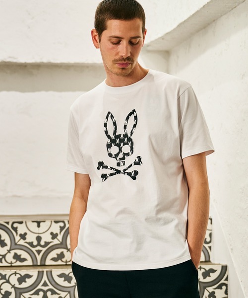 Psycho Bunny（サイコバニー） tシャツ 3Dドット シルエットバニーT