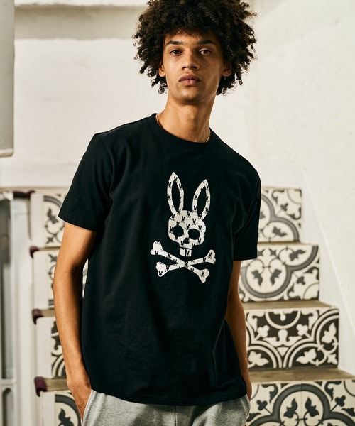 Psycho Bunny（サイコバニー） tシャツ 3Dドット シルエットバニーT