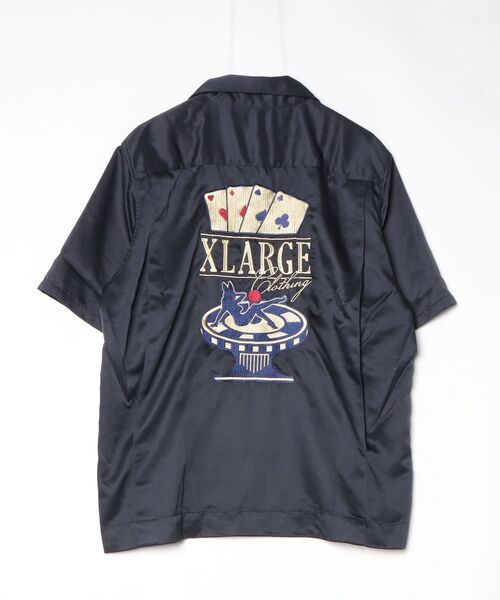「XLARGE」 半袖シャツ X-LARGE ネイビー メンズ_画像2