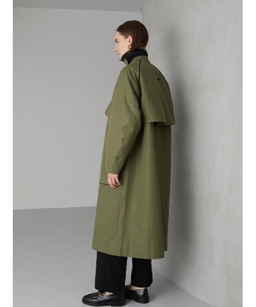 「LA PEAU DE GEM」 ステンカラーコート 38 ベージュ レディース_画像8