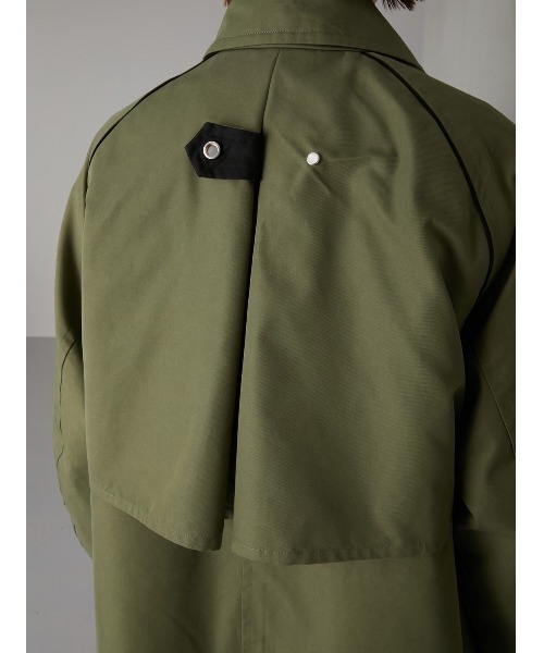 「LA PEAU DE GEM」 ステンカラーコート 38 ベージュ レディース_画像9