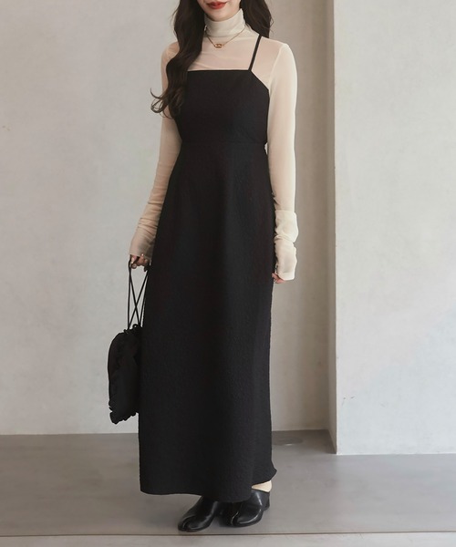 「Meiru」 キャミソールワンピース SMALL ブラック レディース_画像7