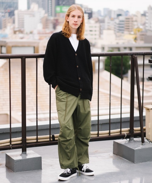 「JUGLANS」 「Revo.」カーゴパンツ M ブラック メンズ_画像2