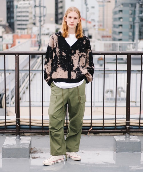 「JUGLANS」 「Revo.」カーゴパンツ M ブラック メンズ_画像4