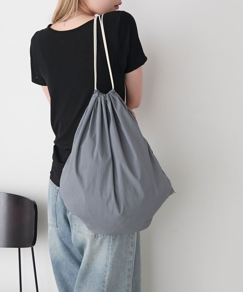 「forksy.」 リュック FREE チャコールグレー レディース_画像6