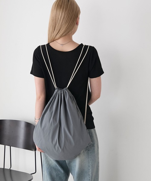 「forksy.」 リュック FREE チャコールグレー レディース_画像8