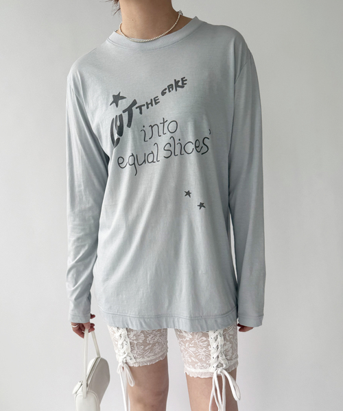 EDIT. FOR LULU（エディットフォールル） tシャツ Bonheur TEE