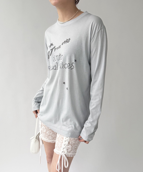 EDIT. FOR LULU（エディットフォールル） tシャツ Bonheur TEE